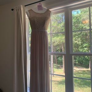 Long Bridesmaid Dress with Lace Bodice
DAVID'S